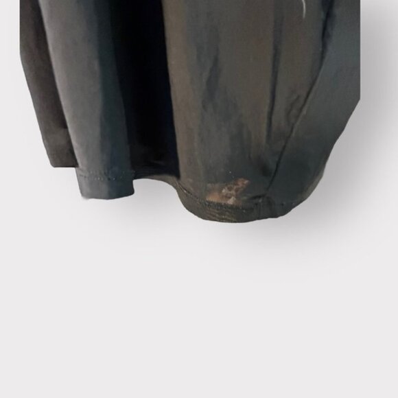 Women’s Torrid 2 Black Slub Georgette Top with Layered Flutter Sleeve 2X 18 20 - Picture 7 of 10